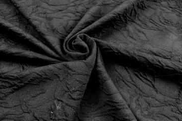 Strickstoff Crazy - Schwarz 