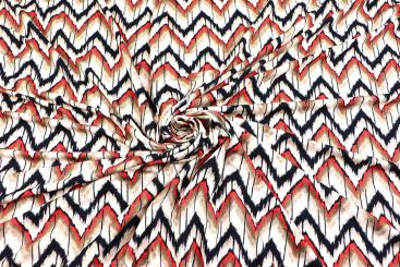 Viskosejersey - Auf Zack 