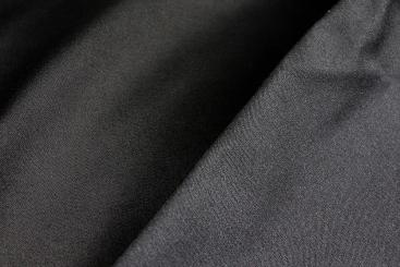 Baumwollmix-Hosenstoff - Schwarz 