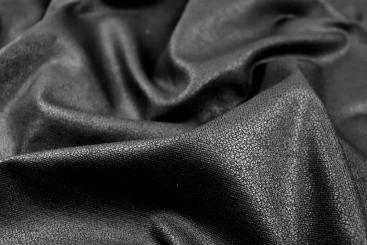 Stretch-Kunstleder - Black Nappa 