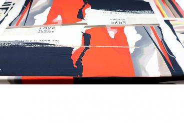 Panel-Modaljersey - Colourful Love 