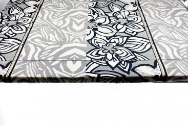 Panel-French-Terry - Striped Romance 