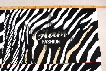 Panel-French-Terry - Fashionable Zebra 