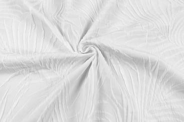 Viskose-Mix strukturiert - Tropical White 