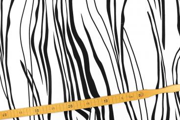 Viskosejersey - Zebratastic 