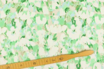 Baumwoll-Stretch - Grüne Oase 