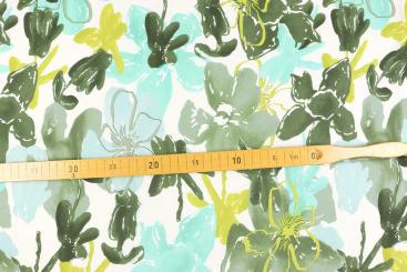 Viskosestoff light - Flowers 