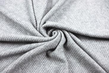 Kuscheliger Strickstoff - Hellgrau 