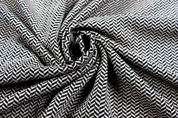 Mode Jacquard-Stoff mit Fischgräten Muster 