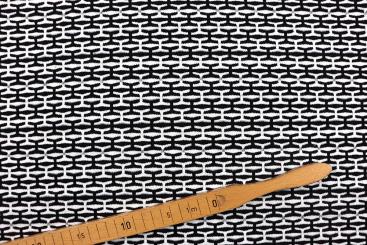 Strickstoff mit modernem Muster 