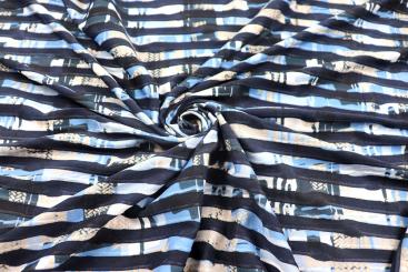 Strukturierter Jersey mit Wellenmuster 