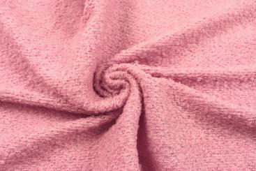 Leichter Bouclé-Strick - Rosé 