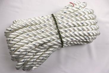 Tau - Weiß meliert - Durchmesser 18 mm - 15 m 
