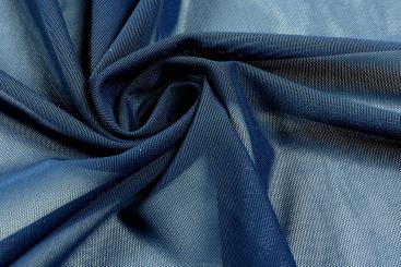 Mesh Superstretch - ultrafein - Dark Blue - B-Ware 