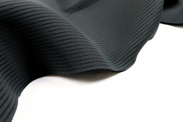 Neopren light - Streifenoptik- Schwarzblau 