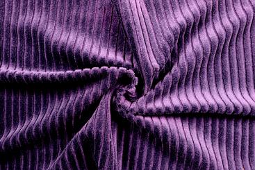 Velvet-Cord elastisch - Lila 