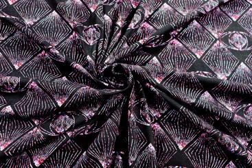 Jersey Stoff mit abstrakten Design 