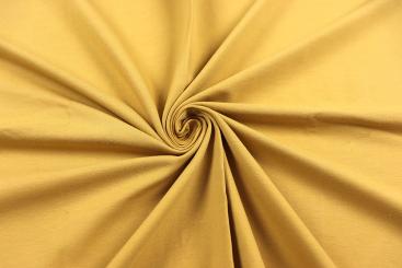 Jersey Stoff in Senfgelb 