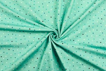 Jersey-Stoff - Blue Dots 