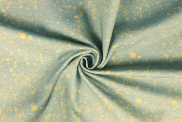 Jersey-Stoff mit wilden Tupfen 
