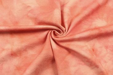 Jersey-Stoff mit Batik-Design 