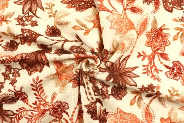 Jersey-Stoff mit herbstlichem Design 