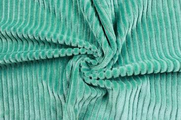 Velvet-Cord elastisch - Türkis 