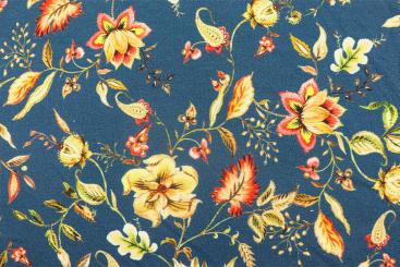 Viskose-Jersey mit tropischen Blumen 