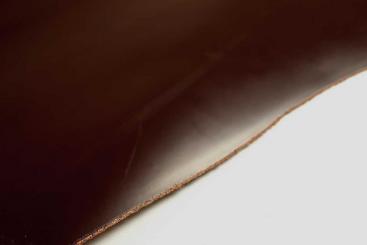 Echtleder-Haut Amarillo - glatt - Dunkelbraun - 1,5 qm 