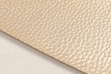 Metallic Kunstleder - Champagner 