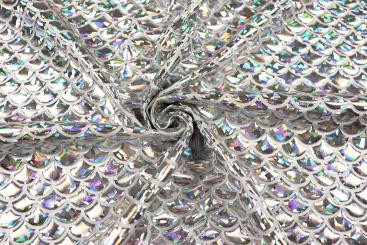 Tanzkleiderstoff - Meerjungfrau - Silber 