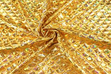 Tanzkleiderstoff - Meerjungfrau - Gold 