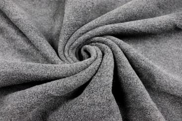 Fleece meliert - Grau 