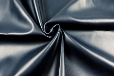 Glattleder-Imitat - Nachtblau 