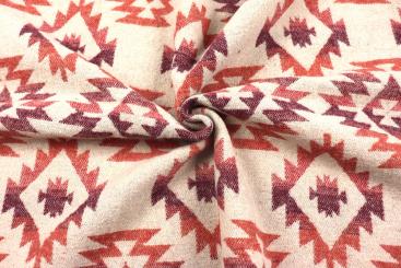 Poncho deluxe - Sand/Rot 