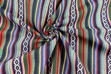 Jacquard mit Ethno-Streifen - Style 3 