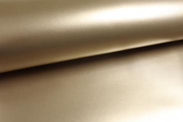 Glatte Echtleder-Haut 1 qm - Gold - B-Ware 
