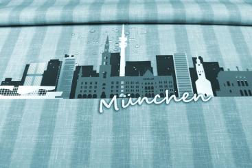Outdoor-Stoff mit Streifen - Munich 