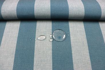 Outdoor-Stoff mit Streifen -  Celeste 
