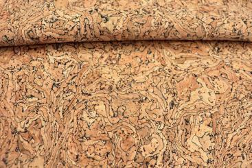 Kork-Stoff mit Maserung 