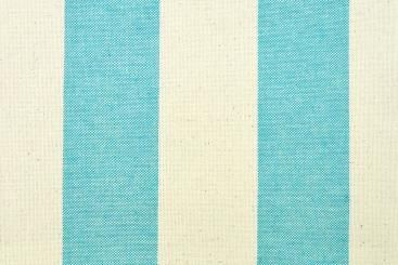 Segeltuch Basic - 280 cm - Blockstreifen - Türkis 