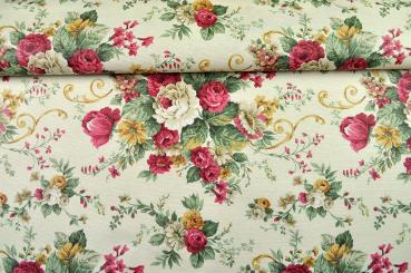 Flowers for a better Time - Outdoor-Dekostoff 