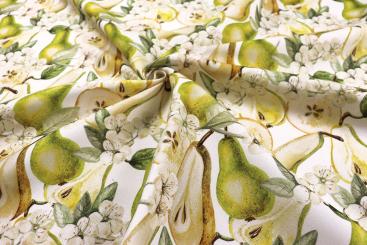 Dekostoff Outdoor - Birnen 