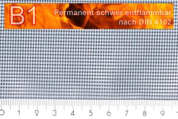 Moskitonetz mit Bleiband - permanent B1 - 300 cm- Weiß 