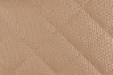 Polyesterstoff - reißfest und wasserabweisend - Rauten-Steppung - Sand 