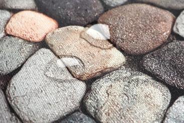 Anti-Rutsch-Stoff mit Kieselsteinen 