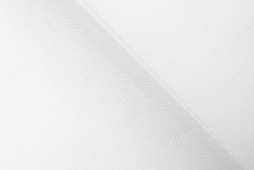 Tüll - permanent schwer entflammbar - Weiß - 1,0 Meter Weiß