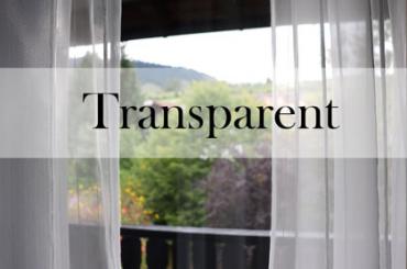 Transparente Vorhänge -Konfiguration - 390716 