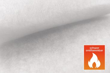 Volumen-Wattevlies 1 cm - permanent schwer entflammbar 