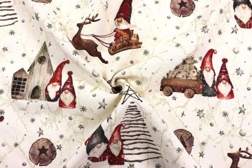 Glitzer-Jacquard - Wichtelige Weihnachten 